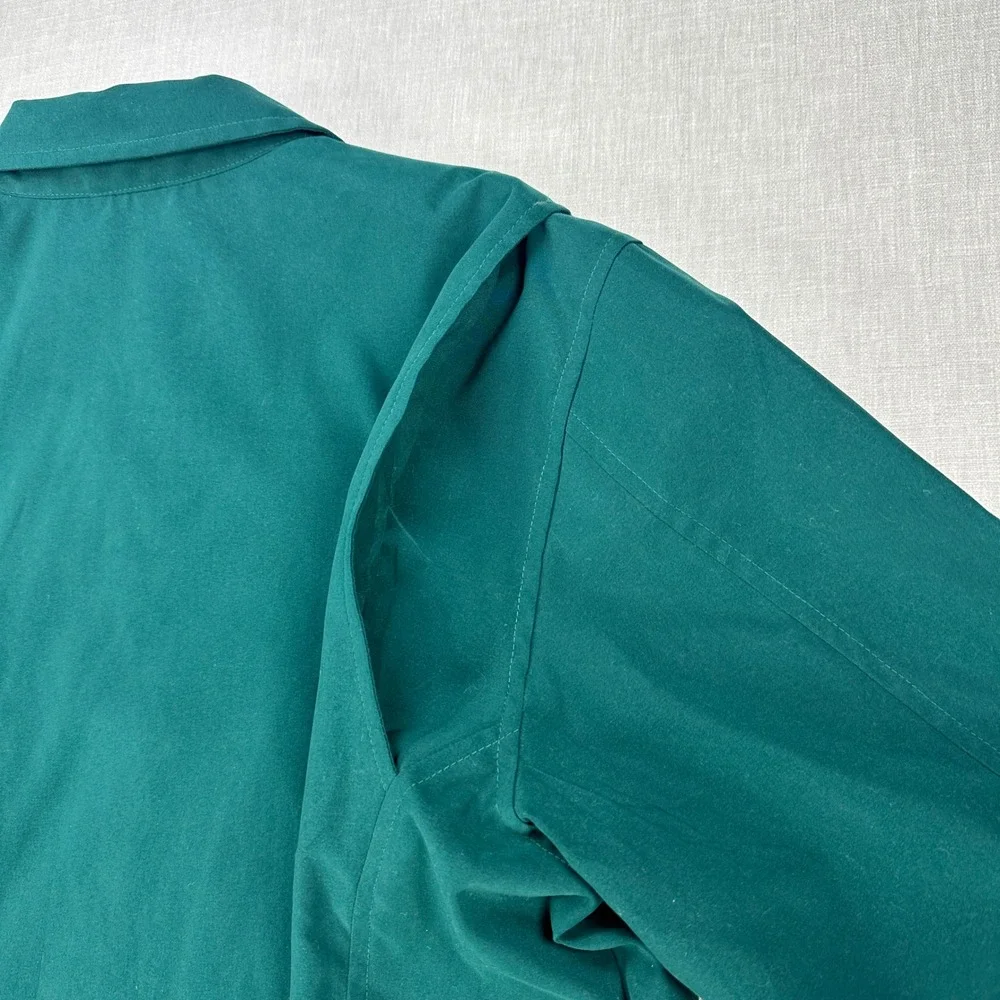Polo Ralph Lauren Bi-Swing Harrington Jacket Mens M Green Red Pony Zip Up Lined